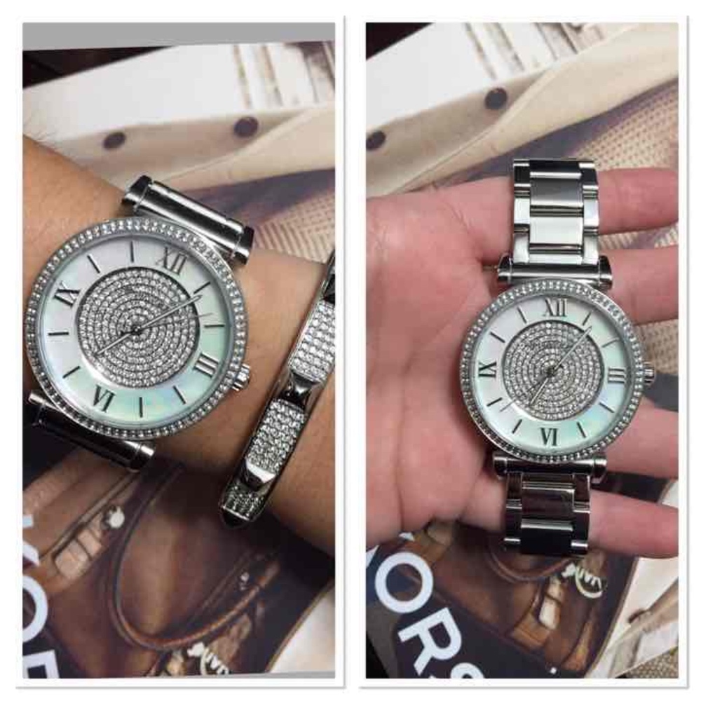 Michael Kors Ladies Silver Watch SALE